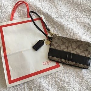 Coach wrist wallet